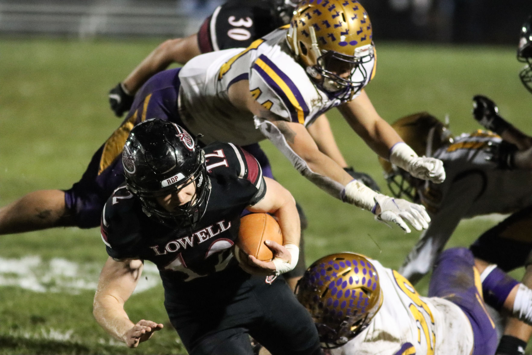 4A football sectional final - Hobart vs. Lowell